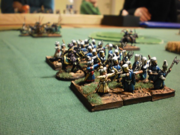 Les magnifiques archers ottomans tentent d'endiguer les charges furieuses perses.